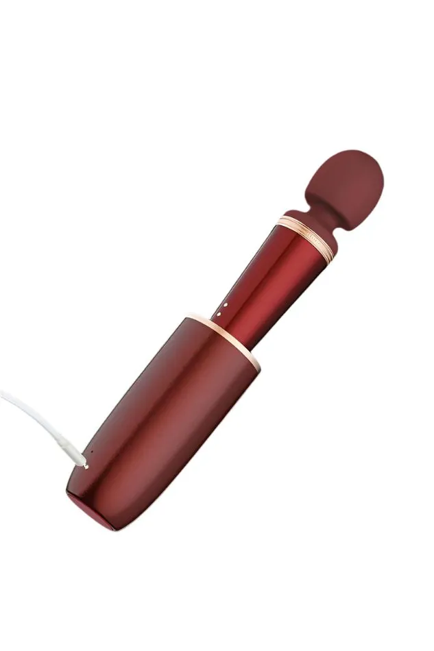 Female Sex Toys Honey Play Box Honey Play Box Stormi Heated Wand Massager With Protective Case Bordeaux