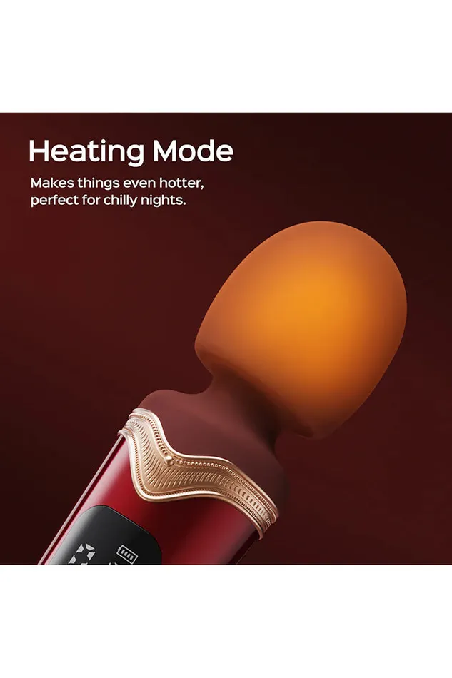 Female Sex Toys Honey Play Box Honey Play Box Stormi Heated Wand Massager With Protective Case Bordeaux