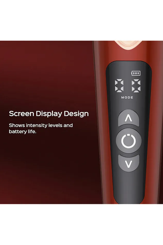 Female Sex Toys Honey Play Box Honey Play Box Stormi Heated Wand Massager With Protective Case Bordeaux