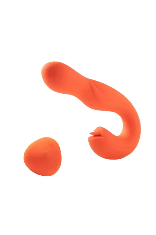 Female Sex Toys Honey Play Box Joi Pro Rotating Head GSpot Vibrator Clit Licker with Remote Control Orange Honey Play Box