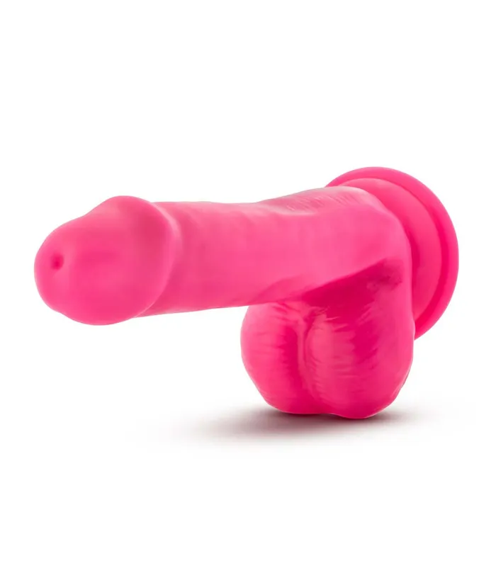 Female Sex Toys Neo Realistic Neon Green 6 With Testicles Blush