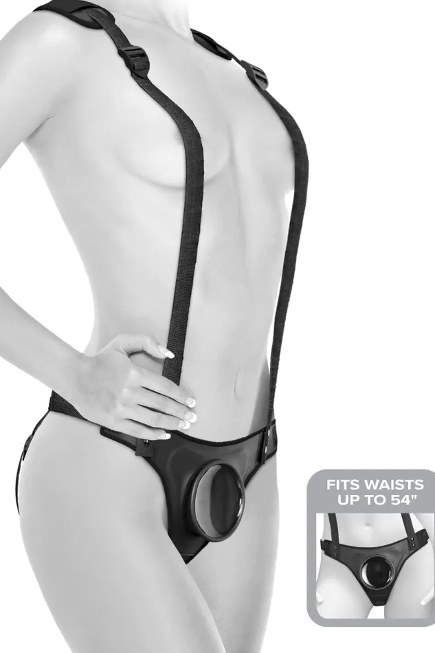 Female Sex Toys Pipedream Pipedream Body Dock Elite Strap On Harness with Suspenders Black Female Sex Toys Pipedream Pipedream Body Dock Elite Strap On Harness with Suspenders Black