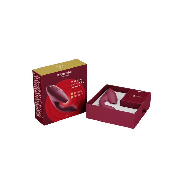 Female Sex Toys Womanizer Duo 2 Dual Stimulation Vibrator Bordeaux Womanizer