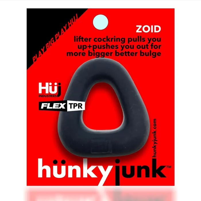 HunkyJunk Male Sex Toys HunkyJunk Zoid Trapazoid Lifter Cock Ring Tar