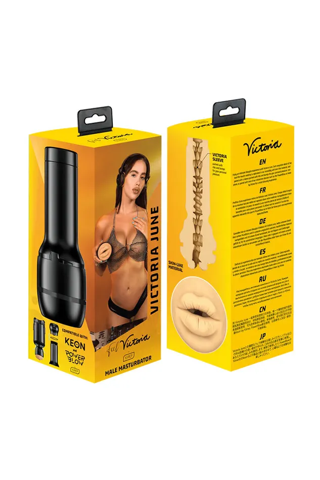 Kiiroo FeelStar Victoria June Custom Mouth Stroker Kiiroo Male Sex Toys