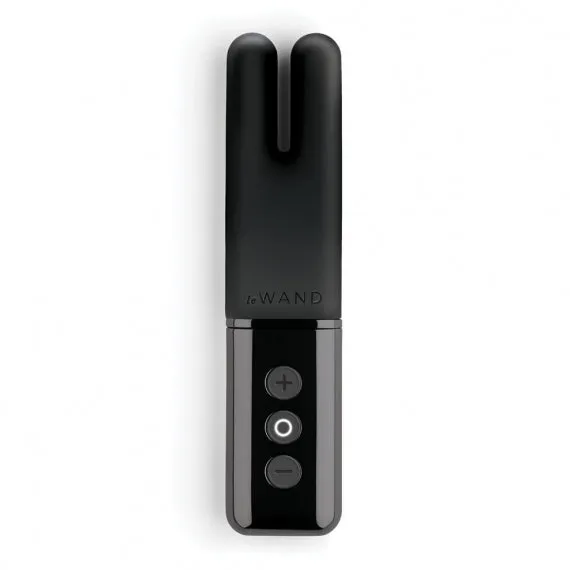 LE WAND Vibrators Le Wand Chrome Deux Vibrator Black
