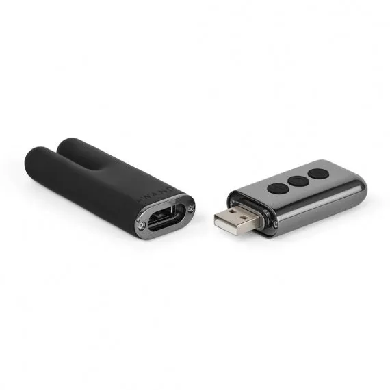 LE WAND Vibrators Le Wand Chrome Deux Vibrator Black