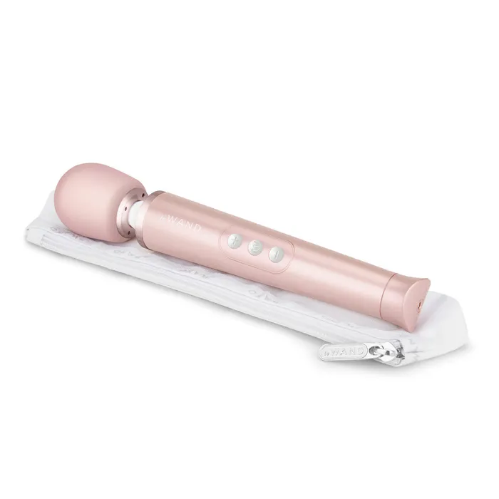 LE WAND Vibrators Le Wand Petite Rechargeable Wand Massager Rose Gold