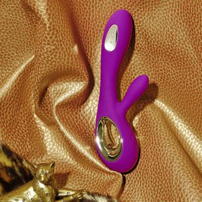 LELO Vibrators Lelo Soraya Wave Rabbit Vibrator Deep Rose