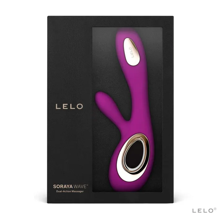 LELO Vibrators Lelo Soraya Wave Rabbit Vibrator Deep Rose