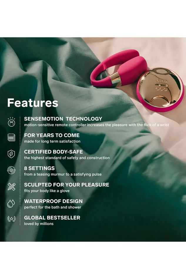 Lelo Vibrators Lelo Tiani 3 Couples Vibrator Cerise
