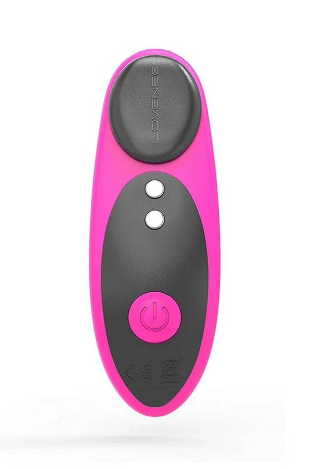 Lovense Ferri Wearable Bluetooth Panty Vibrator BlackPink Lovense Vibrators