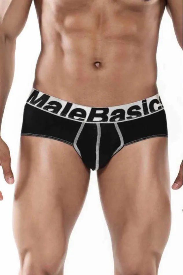 Male Basics Male Basics Performance Brief Black MBM03 Anal