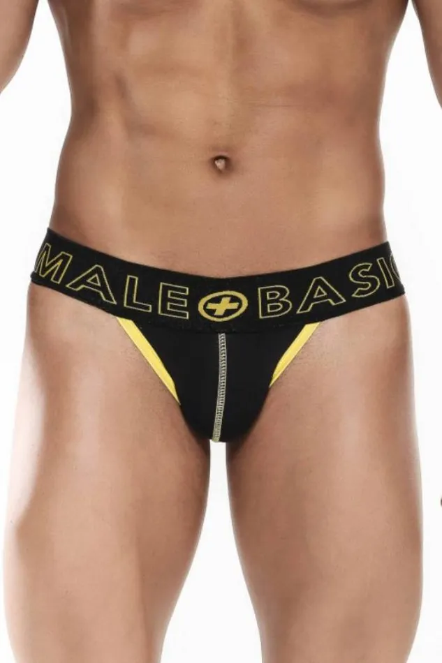 Male Basics Male Sex Toys Male Basics Neon Jockstrap Yellow MBN04