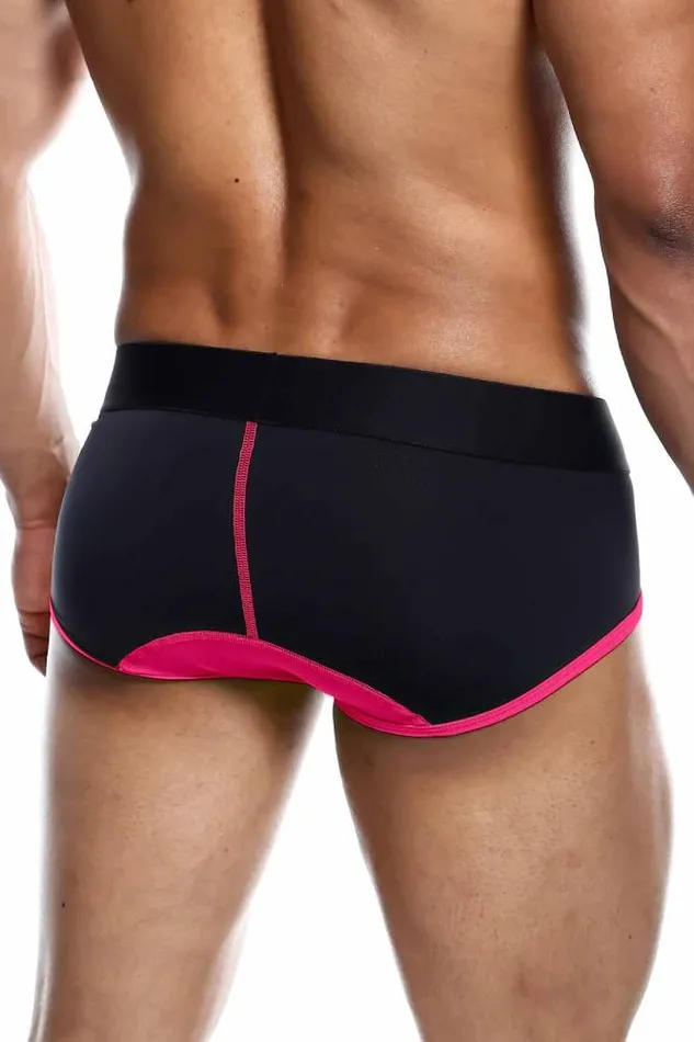 Male Basics Neon Brief Pink MBN03 Male Basics Vibrators