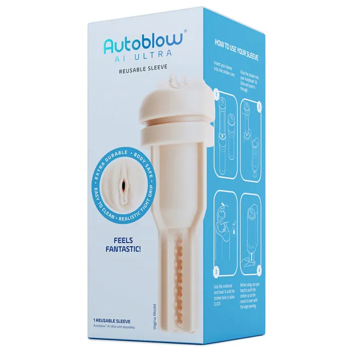 Male Sex Toys AUTOBLOW Autoblow AI Ultra Silicone Vagina Sleeve Light