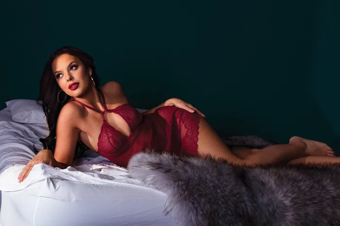 Male Sex Toys Coquette Coquette 22312 Babydoll Thong Merlot