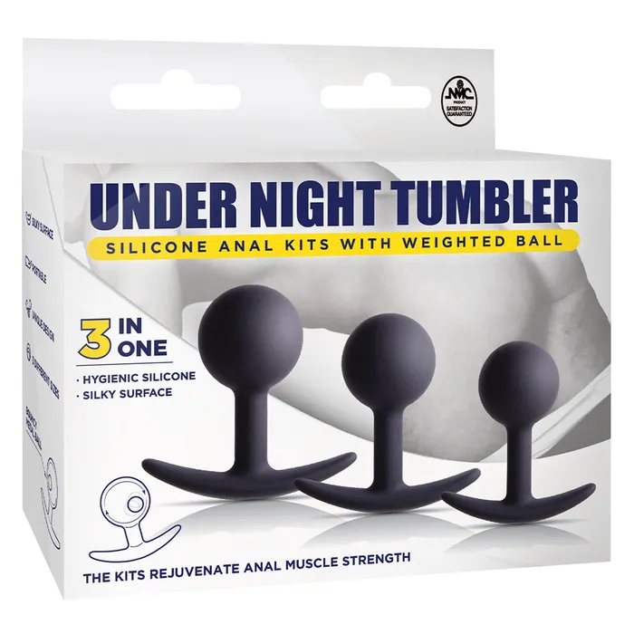 Male Sex Toys Excellent Power Under Night Tumbler Weighted Ball Anal Kit Excellent Power