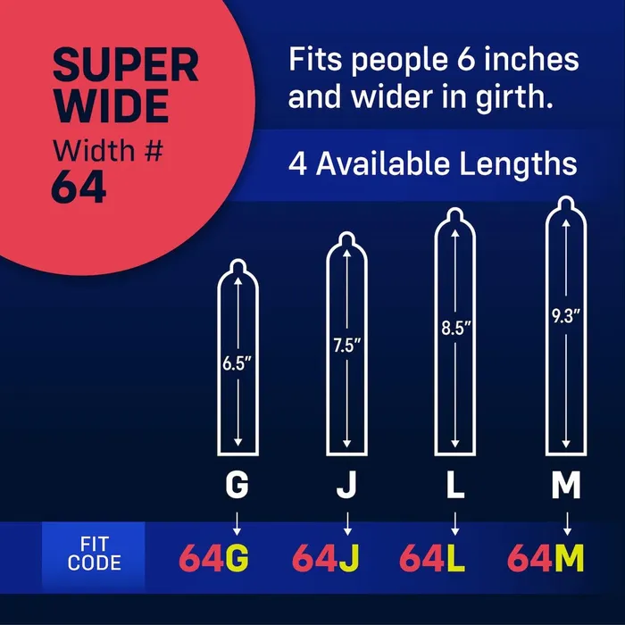 Male Sex Toys MyONE myONE Large Condom Sampler With FitKit Measuring Tool