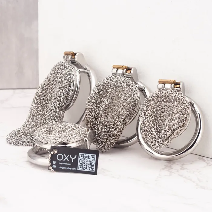 Male Sex Toys Oxyshop CH50 Lancelot Chastity Cage Mesh Cock Cage