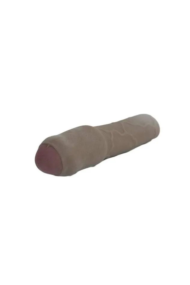 Male Sex Toys Topco Cyberskin 3 Inch Xtra Thick Uncut Penis Extension Dark Topco Male Sex Toys Topco Cyberskin 3 Inch Xtra Thick Uncut Penis Extension Dark Topco