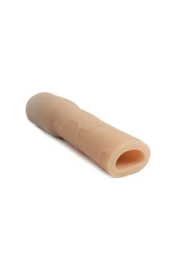 Male Sex Toys Topco Topco Cyberskin 3 Inch Penis Extension Light