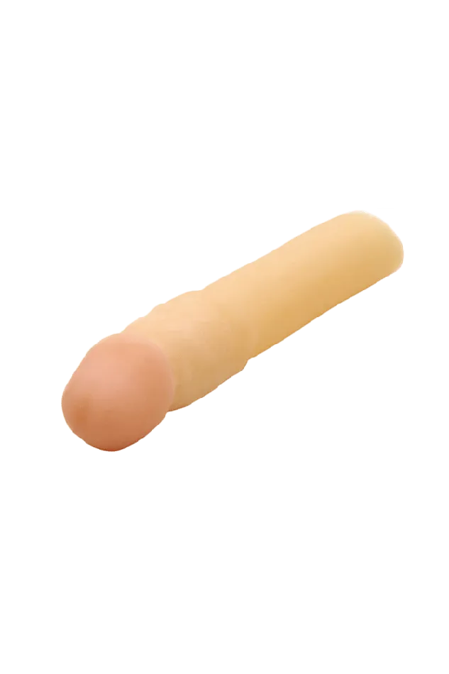 Male Sex Toys Topco Topco Cyberskin 3 Inch Penis Extension Light