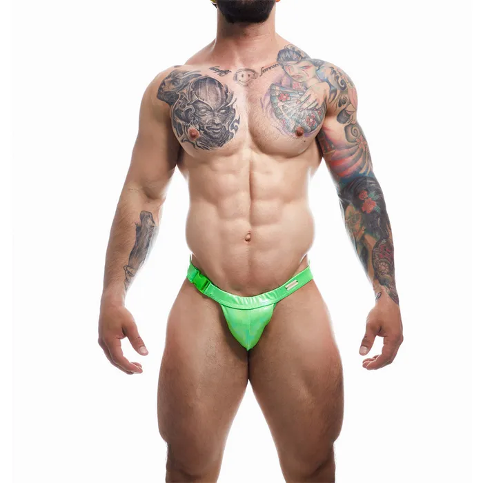 Mens Underwear C4M Emerald Clip Tanga Green CUT 4 MEN