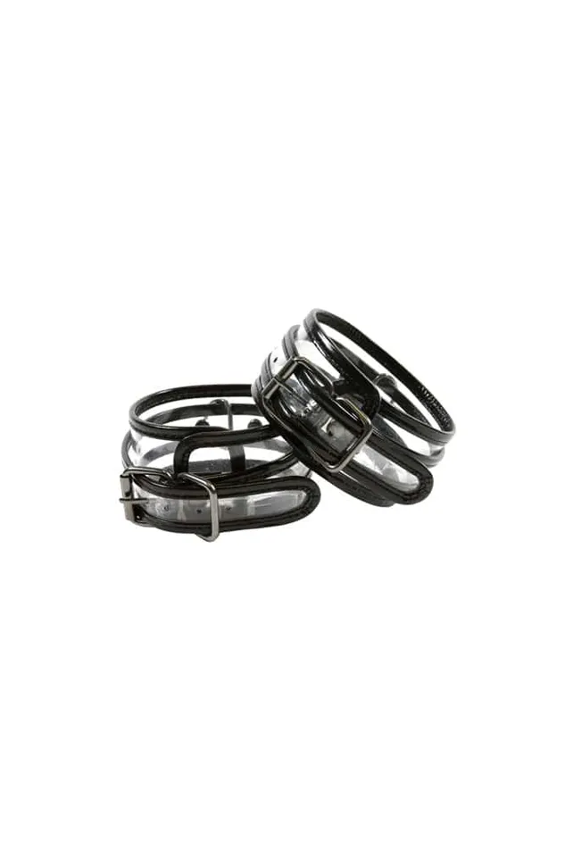 NS Novelties Bare Bondage Vinyl Wrist Cuffs NS Novelties Couples