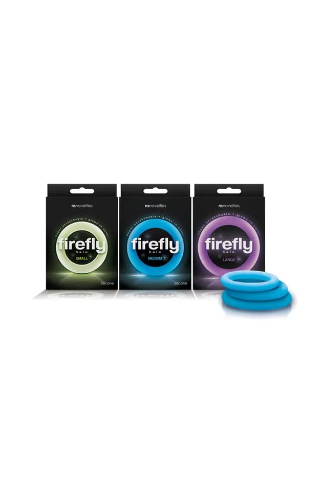 NS Novelties Firefly Halo Cock Ring Assorted Colors Sizes NS Novelties Male Sex Toys NS Novelties Firefly Halo Cock Ring Assorted Colors Sizes NS Novelties Male Sex Toys