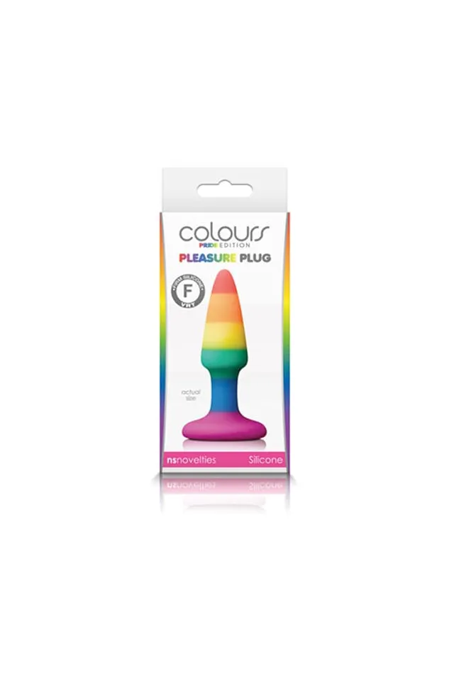 NS Novelties NS Novelties Colours Pride Edition Pleasure Butt Plug Assorted Sizes Anal
