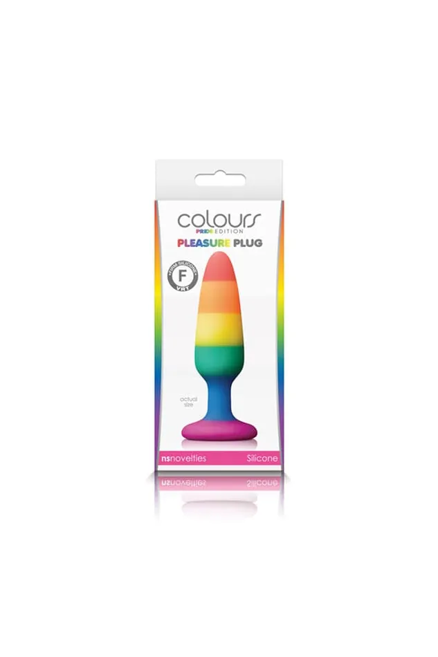 NS Novelties NS Novelties Colours Pride Edition Pleasure Butt Plug Assorted Sizes Anal