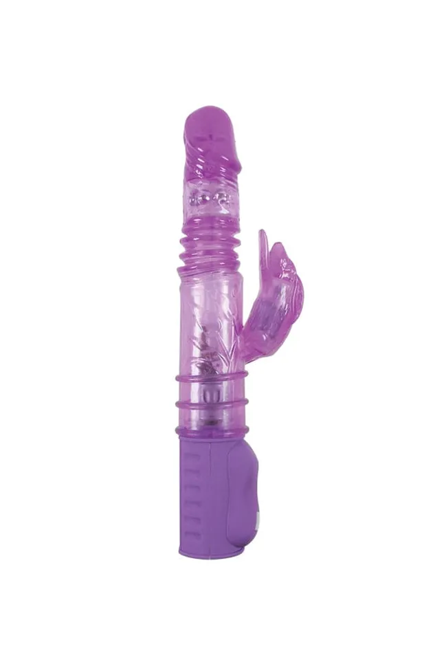 NS Novelties Vibrators NS Novelties BunnyTron Thruster Vibrator Purple