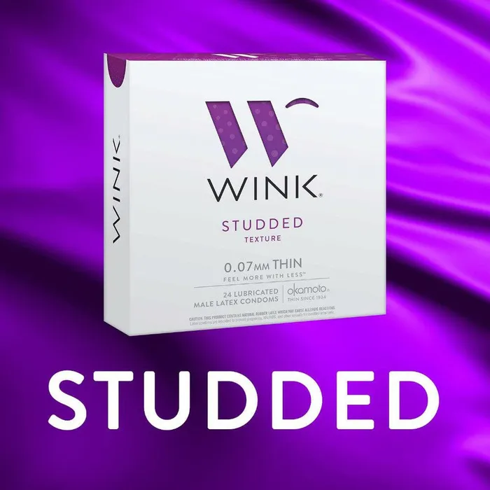 Okamoto Vibrators Okamoto Wink Studded Condoms