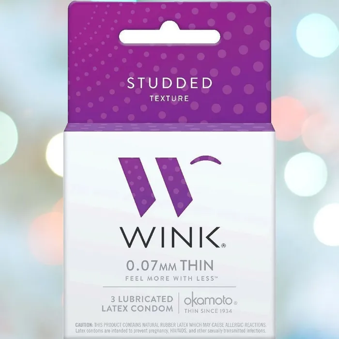 Okamoto Vibrators Okamoto Wink Studded Condoms