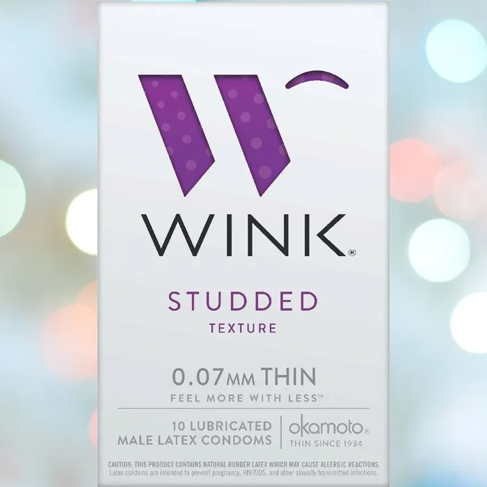 Okamoto Vibrators Okamoto Wink Studded Condoms