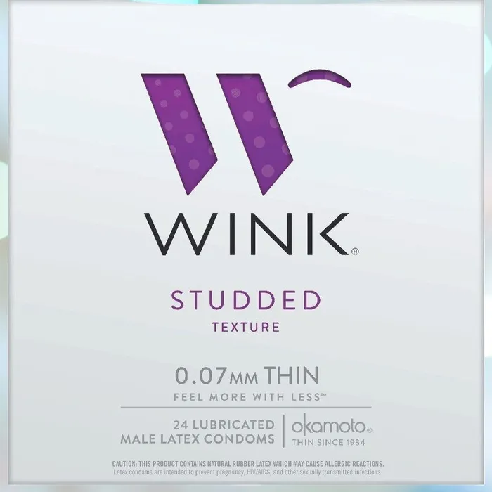 Okamoto Vibrators Okamoto Wink Studded Condoms