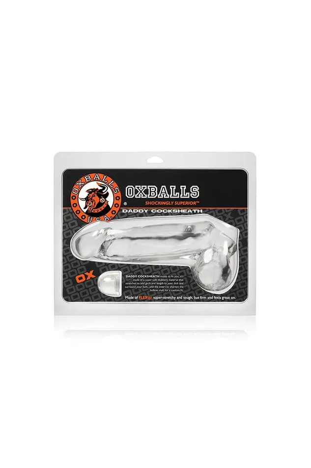 Oxballs Daddy Cocksheath Clear Oxballs Dildos