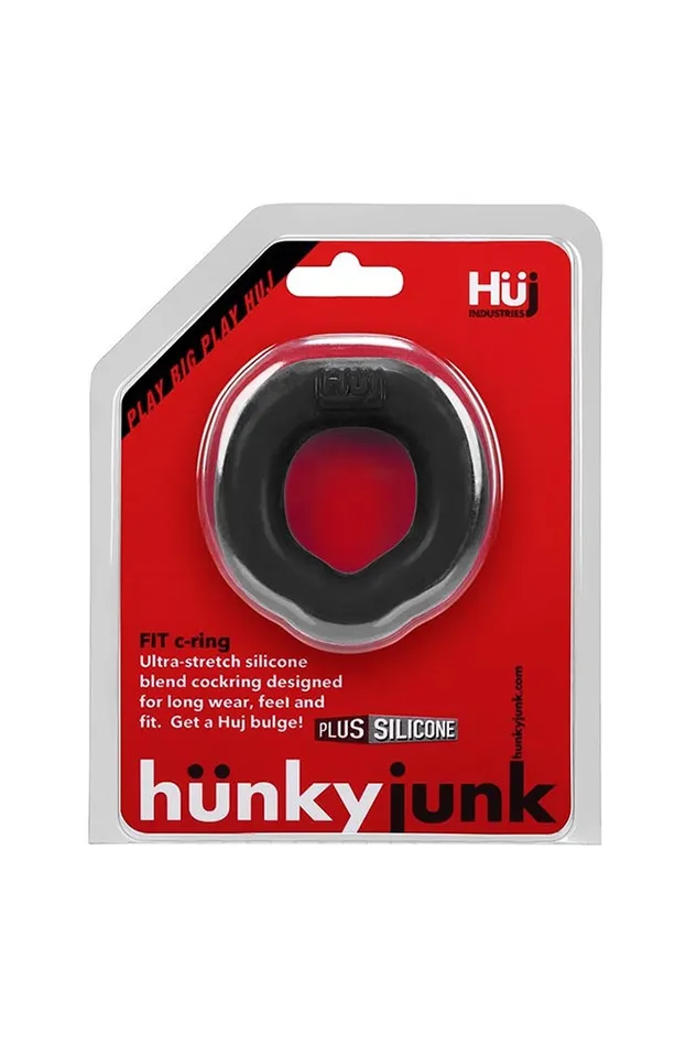 Oxballs Male Sex Toys Oxballs Hunkyjunk Fit Ergo Cock Ring Assorted Colors