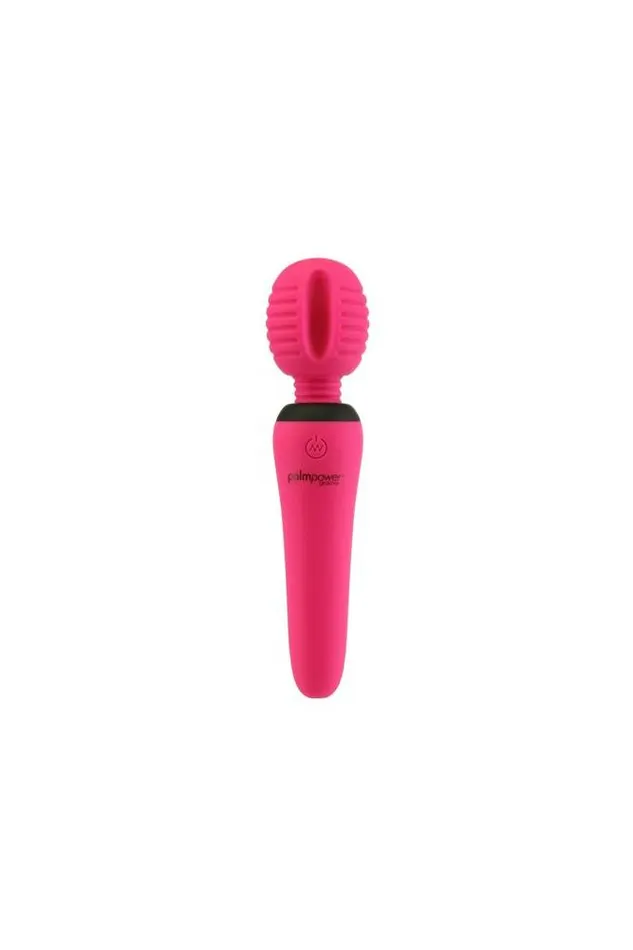 PalmPower Groove Mini Wand Massager Pink BMS Vibrators
