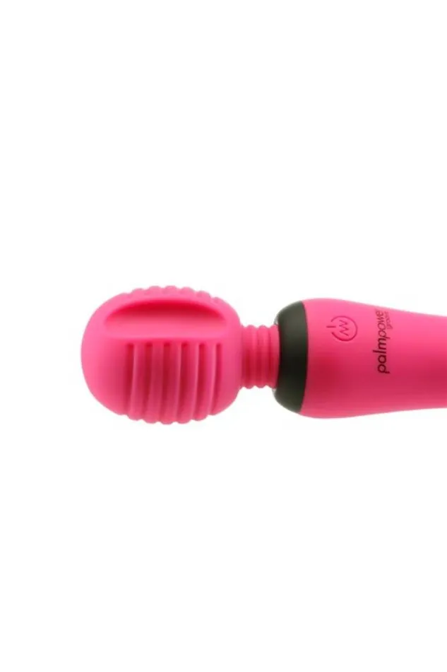 PalmPower Groove Mini Wand Massager Pink BMS Vibrators