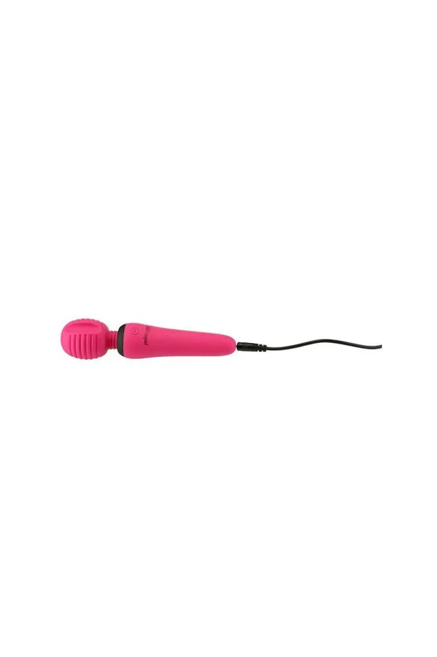 PalmPower Groove Mini Wand Massager Pink BMS Vibrators