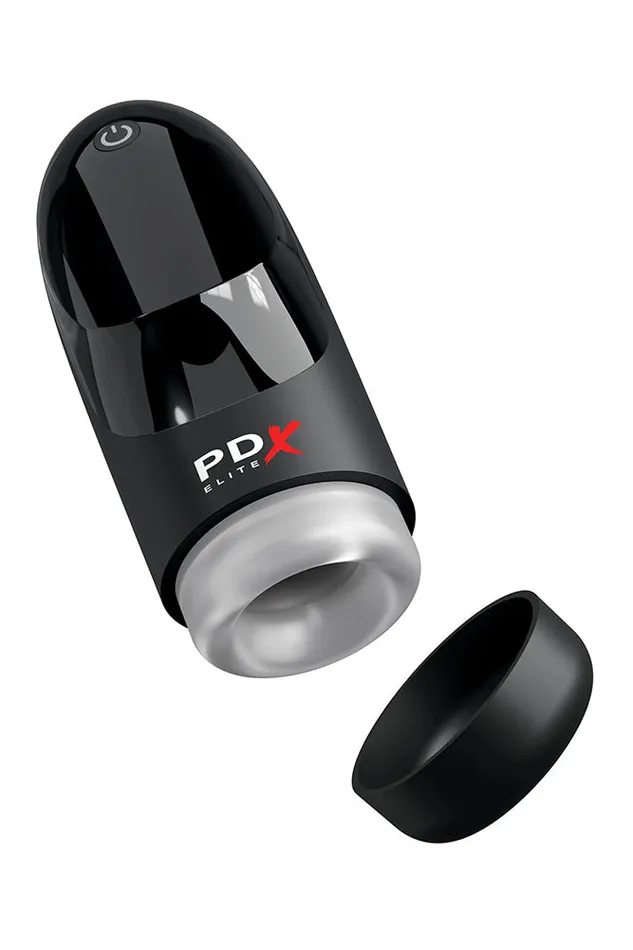 PDX PDX PDX Elite Hydrogasm Vibrating Rotating Masturbator BlackClear Male Sex Toys PDX PDX PDX Elite Hydrogasm Vibrating Rotating Masturbator BlackClear Male Sex Toys