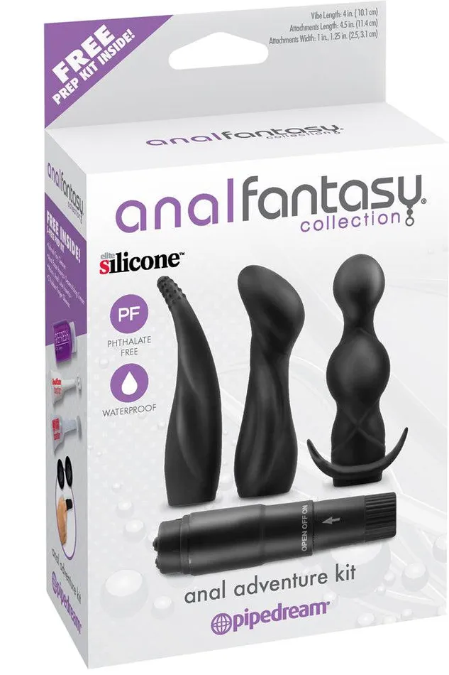Pipedream Anal Pipedream Anal Fantasy Anal Adventure Kit Black