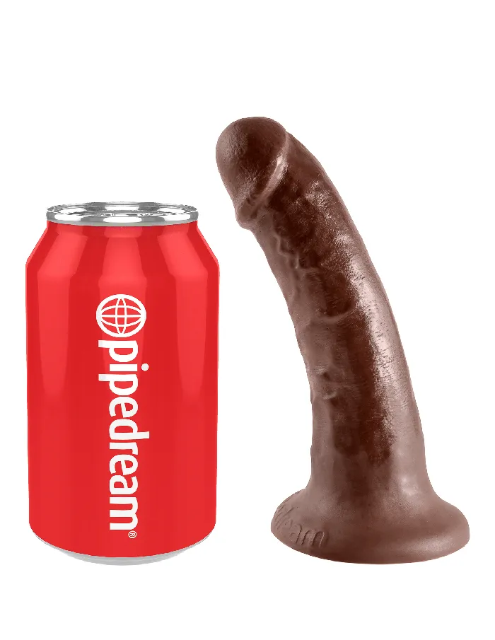 Pipedream Dildos Pipedream King Cock Ultra Realistic Dildo 6 inch Brown