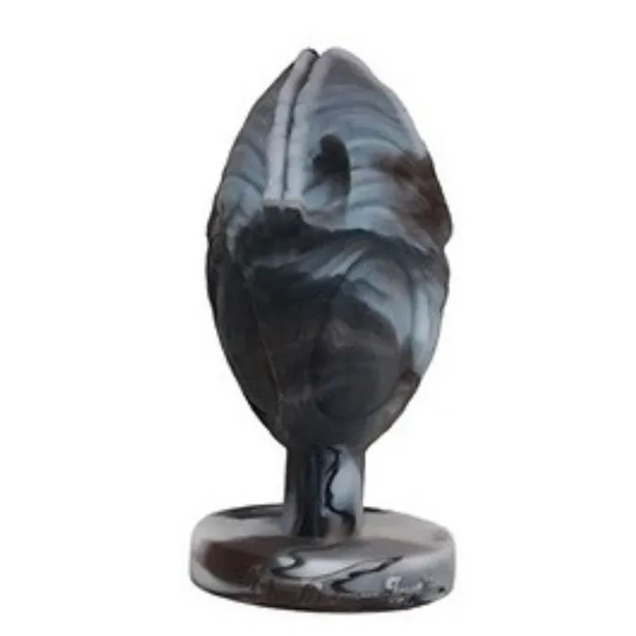 Platinum Liquid Silicone Stretcher Alien Egg 10 Inch Black Swirl Platinum Silicone Series Dildos Platinum Liquid Silicone Stretcher Alien Egg 10 Inch Black Swirl Platinum Silicone Series Dildos