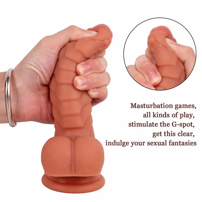 Realistic Flesh Ribbed Dragon Dildo 7 Inch Adultskart Dildos