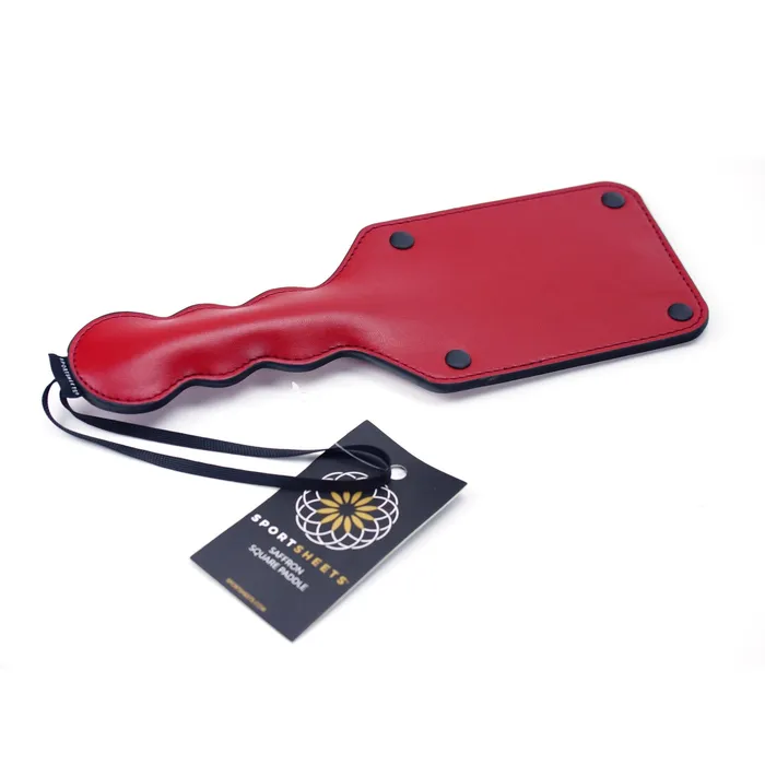 Restraints Saffron Square Paddle Vegan Leather Sportsheets