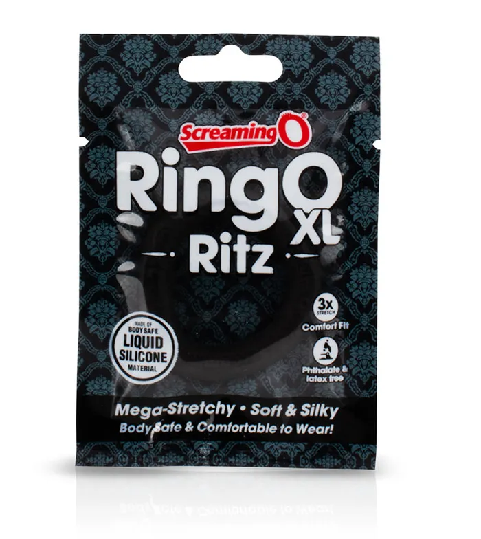 Ring O Ritz XL Black Screaming O Anal