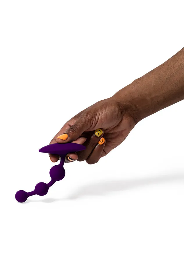Romp Amp Anal Beads Purple Romp Anal
